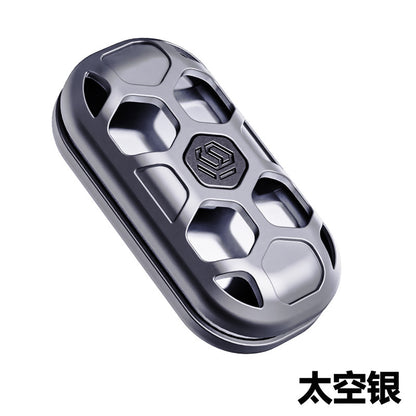 Mech Egg 2.0 Openwork Mechanical Fidget Slider — Silver