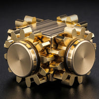 Copper-Tone Linked-Gear Fidget