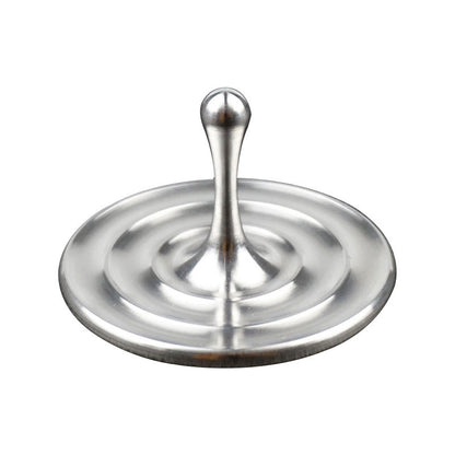 Water-drop spinning top on a white background