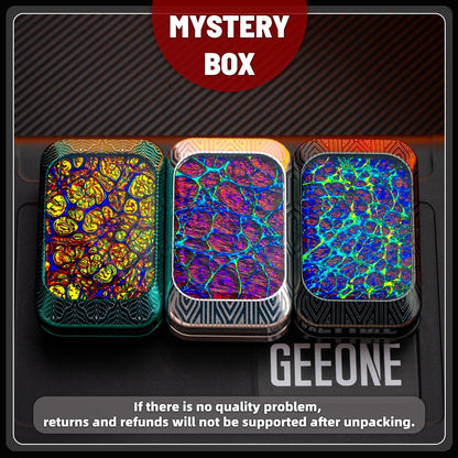 Fidget Slider EDC – Sky Nest EDC Shim Shy | Aluminum Titanium Mokuti Zirconium Mystery Box