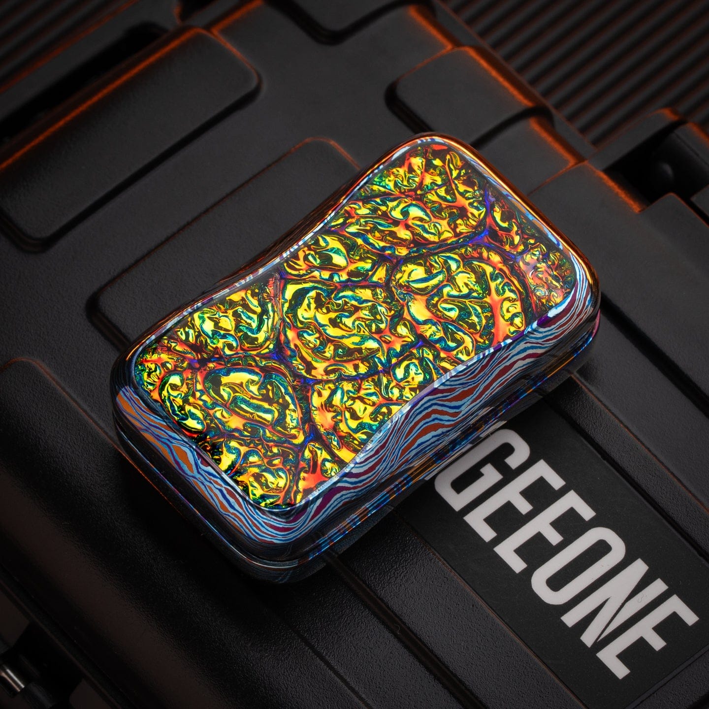 Fidget Slider EDC – Sky Nest EDC Shim Shy | Aluminum Titanium Mokuti Zirconium Mystery Box