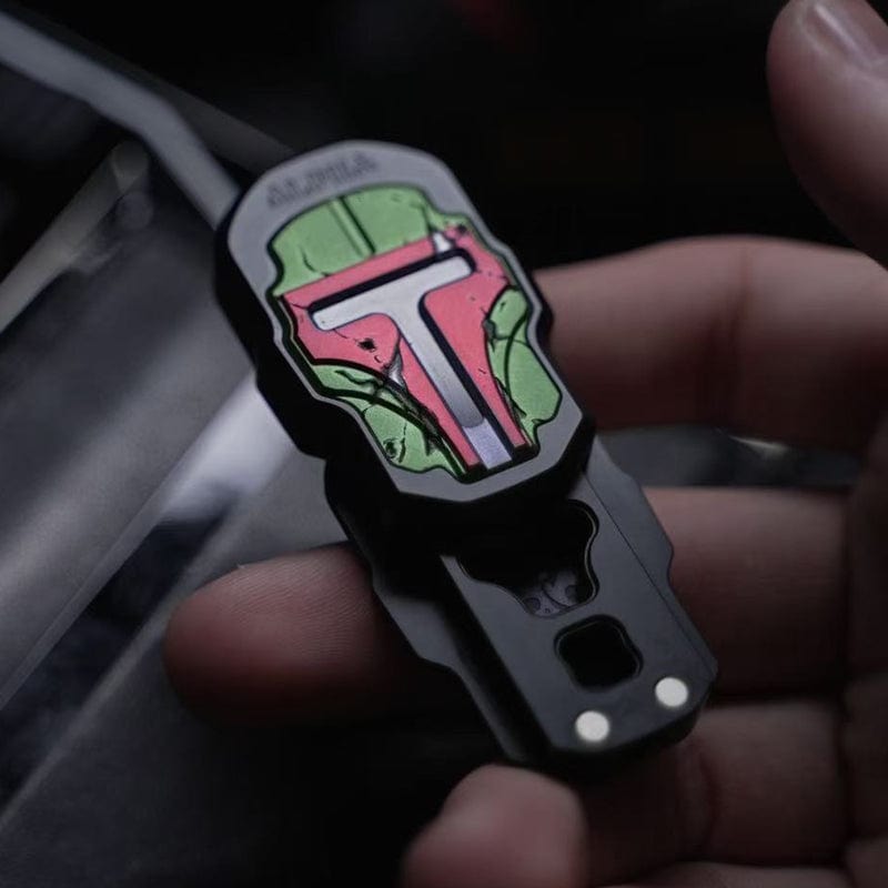 Clicker Slider EDC – SSS ALPHA Slider | Stainless Steel Aluminum Fidget Slider