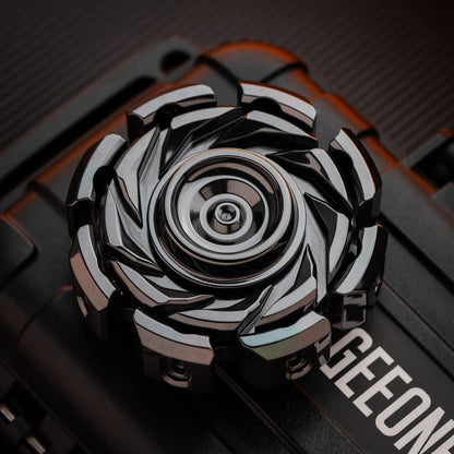 Hand Spinner – T-MAX Lava Turbine S | Titanium Zirconium Brass Copper Stainless Steel