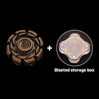 Distress Brass + Blasted storage box