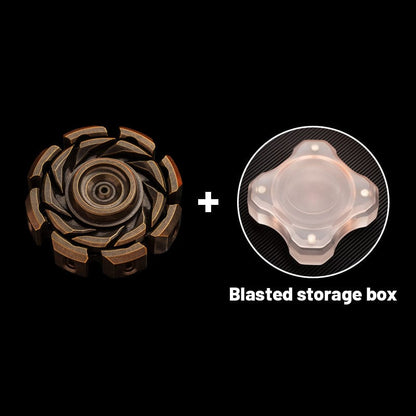 Hand Spinner – T-MAX Lava Turbine S | Titanium Zirconium Brass Copper Stainless Steel