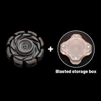 Stonewashed Stainless Steel + Blasted storage box