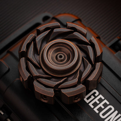 Hand Spinner – T-MAX Lava Turbine S | Titanium Zirconium Brass Copper Stainless Steel