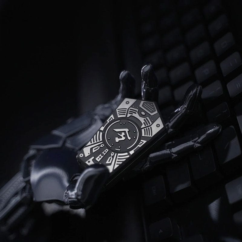 Mechanical Slider – Tier-I General's Mandate | Titanium Zirconium EDC Push Slider
