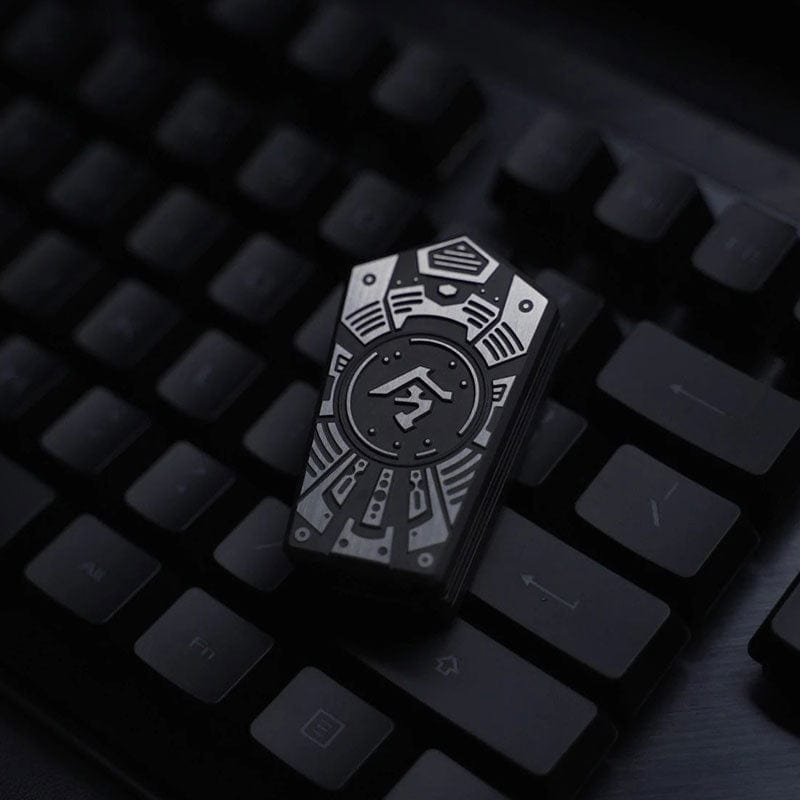 Mechanical Slider – Tier-I General's Mandate | Titanium Zirconium EDC Push Slider