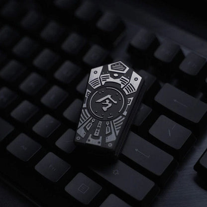 Mechanical Slider – Tier-I General's Mandate | Titanium Zirconium EDC Push Slider