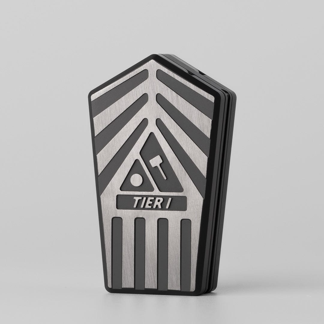 Mechanical Slider – Tier-I General's Mandate | Titanium Zirconium EDC Push Slider