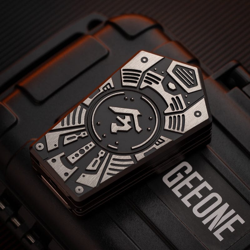 Mechanical Slider – Tier-I General's Mandate | Titanium Zirconium EDC Push Slider