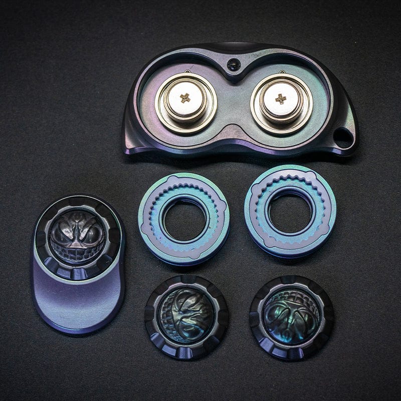 EDC Slider – TK Pea Pod MINI | Zirconium Titanium Push Slider Braiding Kit