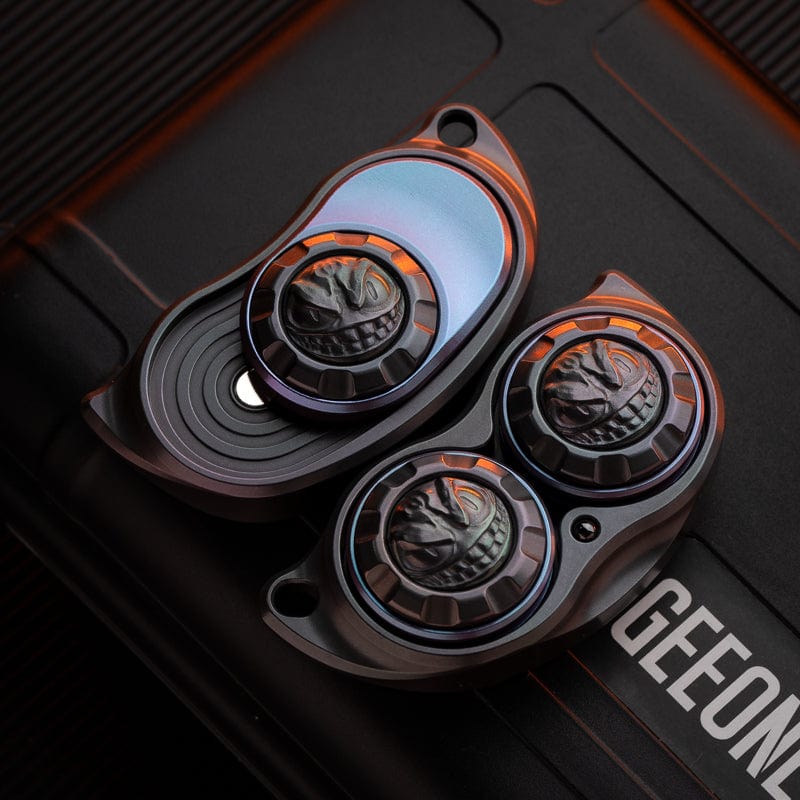 EDC Slider – TK Pea Pod MINI | Zirconium Titanium Push Slider Braiding Kit