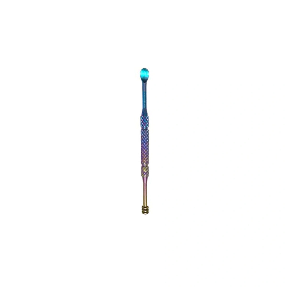 Patterned Titanium Toothpick & Ear Pick: single splatter ear pick on white (gallery view 11).