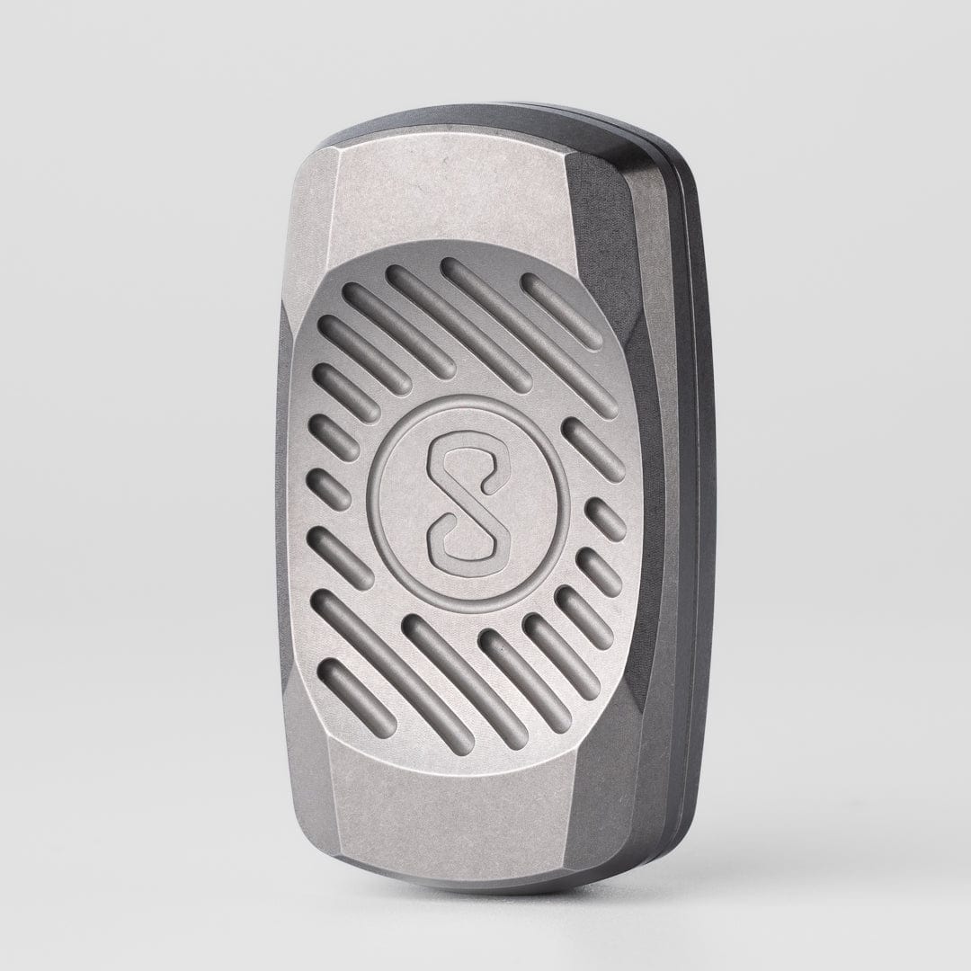 EDC Slider – GEEOne Infinity Slider | Titanium Zirconium Stainless Steel G10 Push Slider