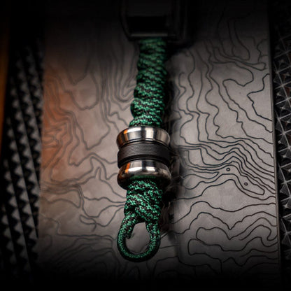 EDC Bead – WANWU Drums Lanyard Bead | Stainless Steel Titanium Zirconium PEI Paracord Bead