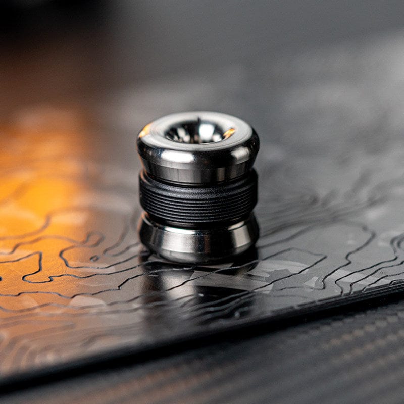 EDC Bead – WANWU Drums Lanyard Bead | Stainless Steel Titanium Zirconium PEI Paracord Bead
