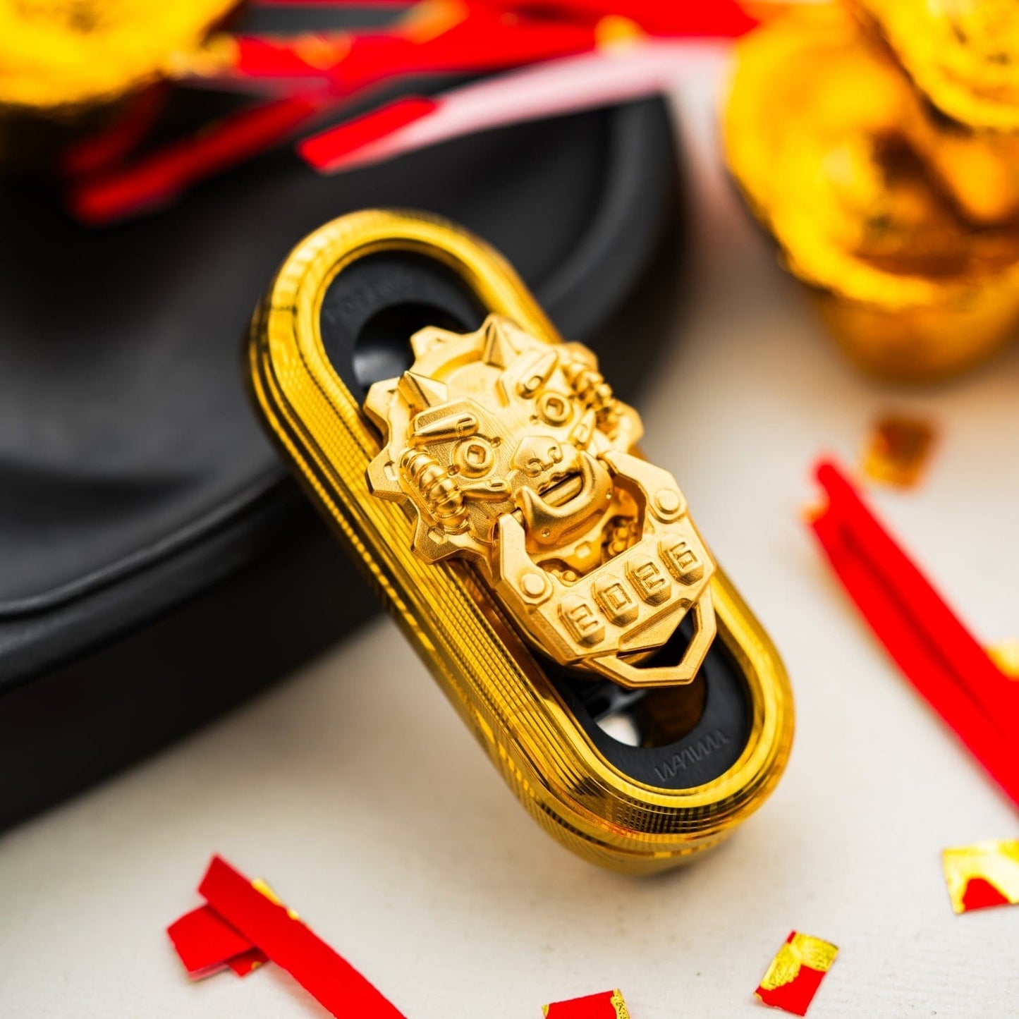 Push Slider – WANWU Popping Cyber Jiaotu | Dama Steel EDC Fidget Slider