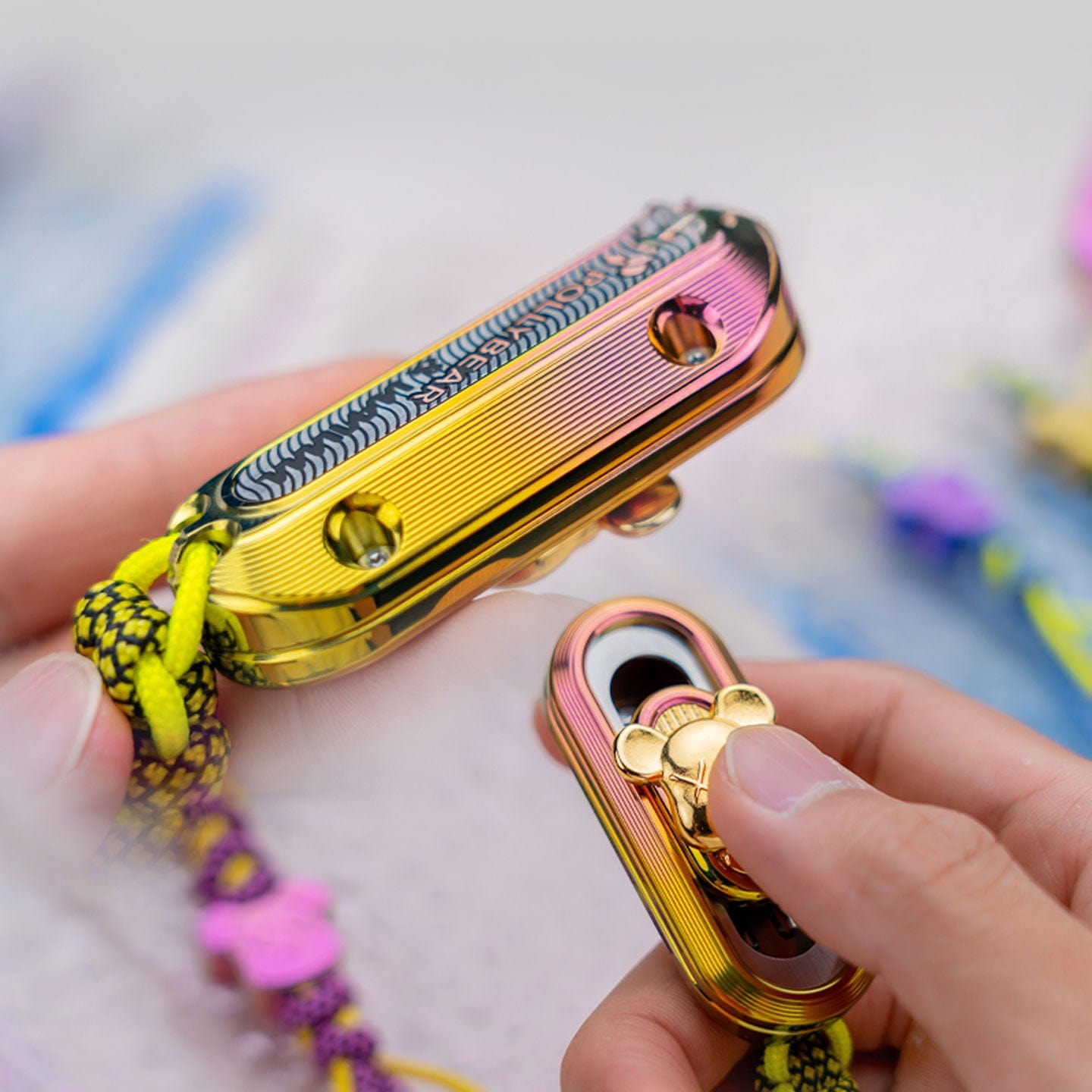 EDC Mystery Box – WANWU x POLLYBEAR Popping | Titanium Collectible EDC