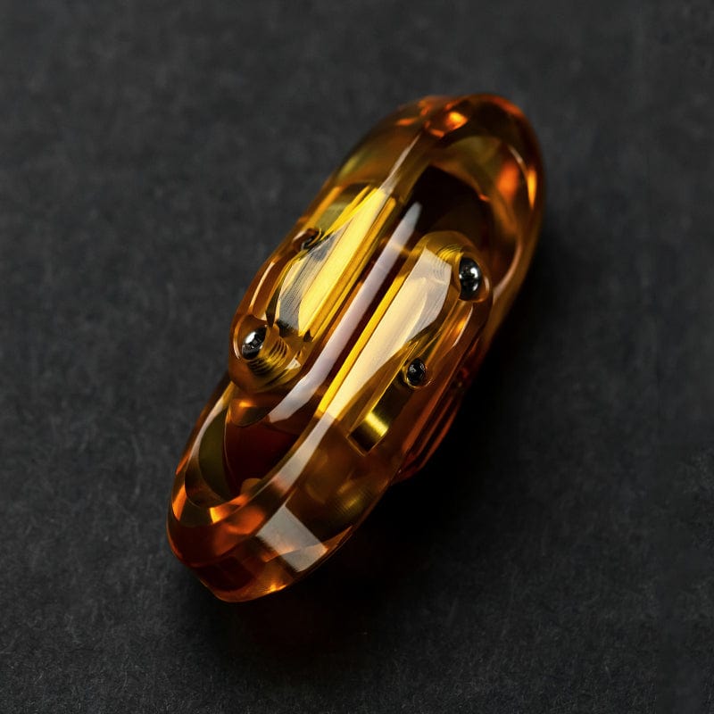 Mechanical Slider – WANWU Escaped | Titanium Zirconium Ultem PEI Mokume EDC Push Slider