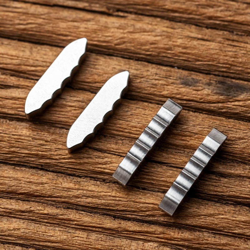Mechanical Slider – WANWU Escaped | Titanium Zirconium Ultem PEI Mokume EDC Push Slider