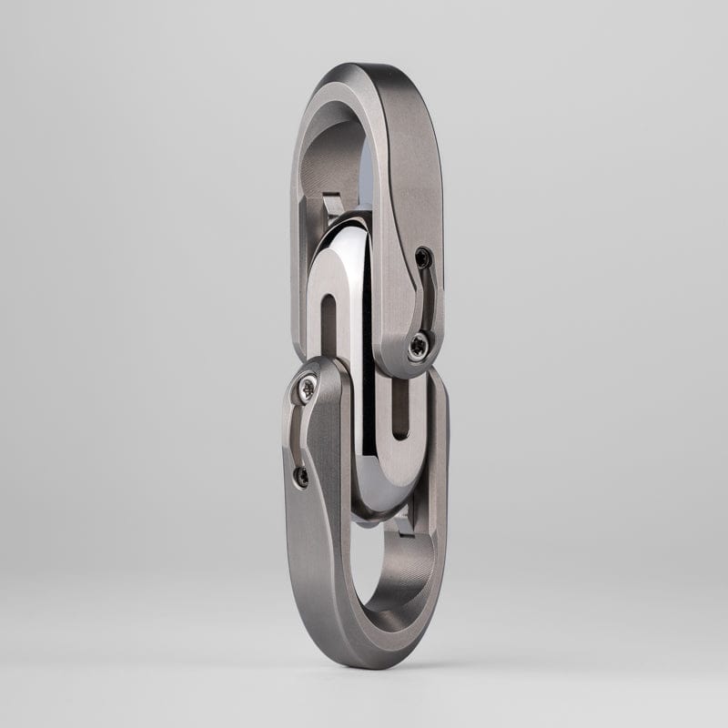 Mechanical Slider – WANWU Escaped | Titanium Zirconium Ultem PEI Mokume EDC Push Slider