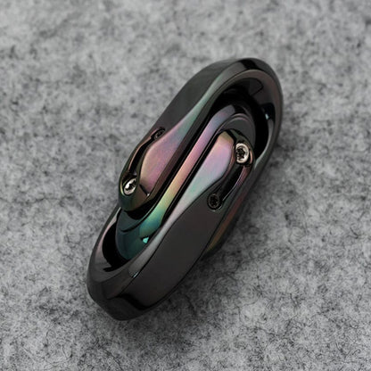 Mechanical Slider – WANWU Escaped | Titanium Zirconium Ultem PEI Mokume EDC Push Slider