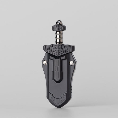 Fidget Slider EDC – WANWU Taia Sword | Zirconium Titanium Bronze PEI Push Slider