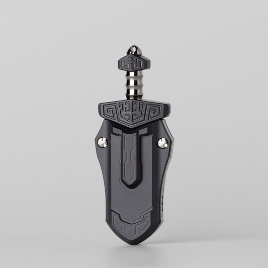Fidget Slider EDC – WANWU Taia Sword | Zirconium Titanium Bronze PEI Push Slider