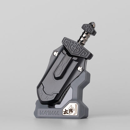Fidget Slider EDC – WANWU Taia Sword | Zirconium Titanium Bronze PEI Push Slider