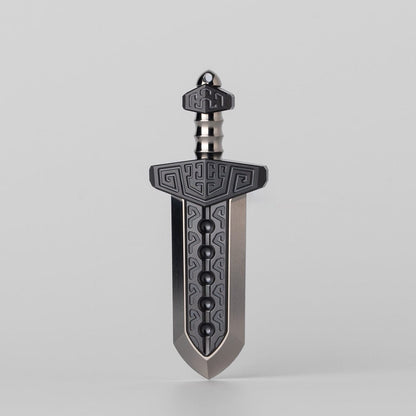 Fidget Slider EDC – WANWU Taia Sword | Zirconium Titanium Bronze PEI Push Slider