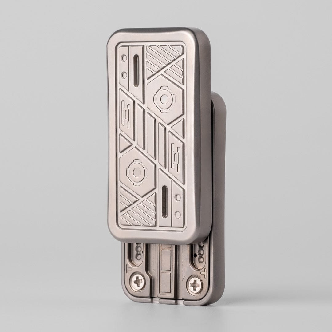 Mechanical Slider – Creation EDC | Ultem PEI Titanium Stainless Steel Zirconium Zircuti Push Slider