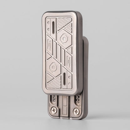 Mechanical Slider – Creation EDC | Ultem PEI Titanium Stainless Steel Zirconium Zircuti Push Slider