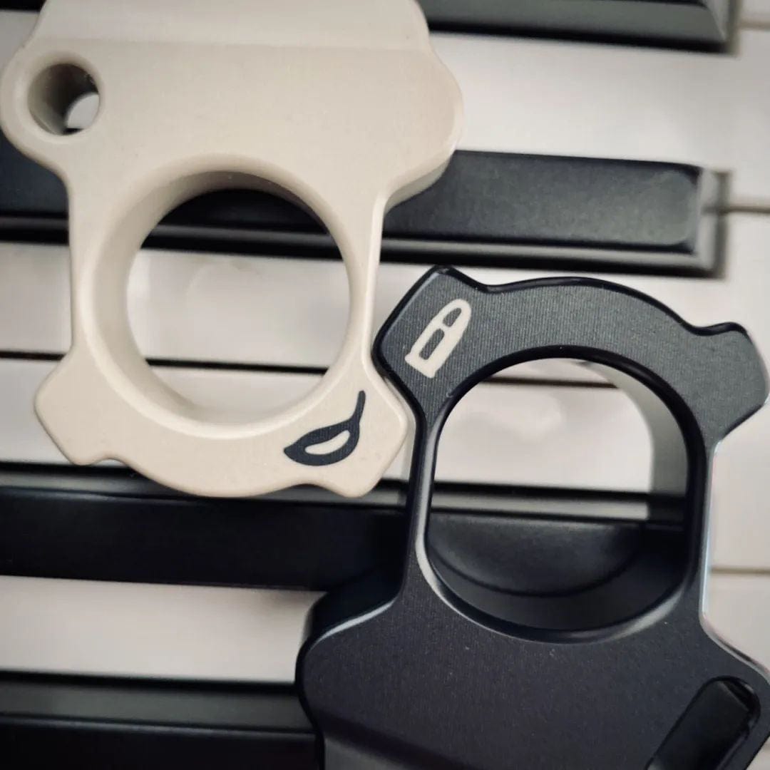 EDC Knuckle Duster – WM EDC Uncle & Chica | PEEK Tactical Finger Ring Multi Tool
