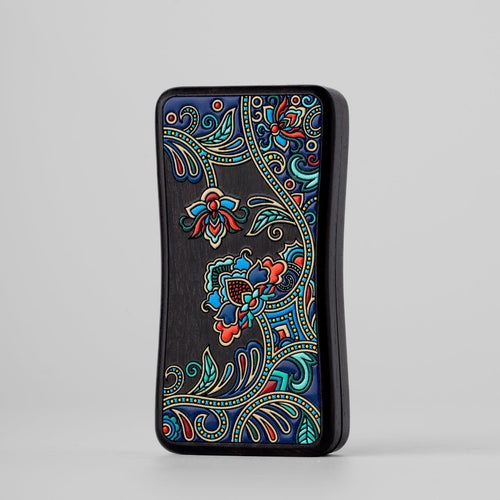Mechanical Slider – Wood Flower Flower Slider Rectangular | Rosewood Ebony Bloodwood EDC