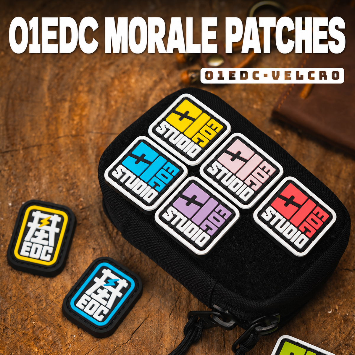 01EDC Magnetic Morale Patch with Hook Backing and a Raised Emblem — source model overview 1; one selected configuration
