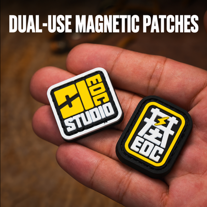 01EDC Magnetic Morale Patch with Hook Backing and a Raised Emblem — source model overview 4; one selected configuration