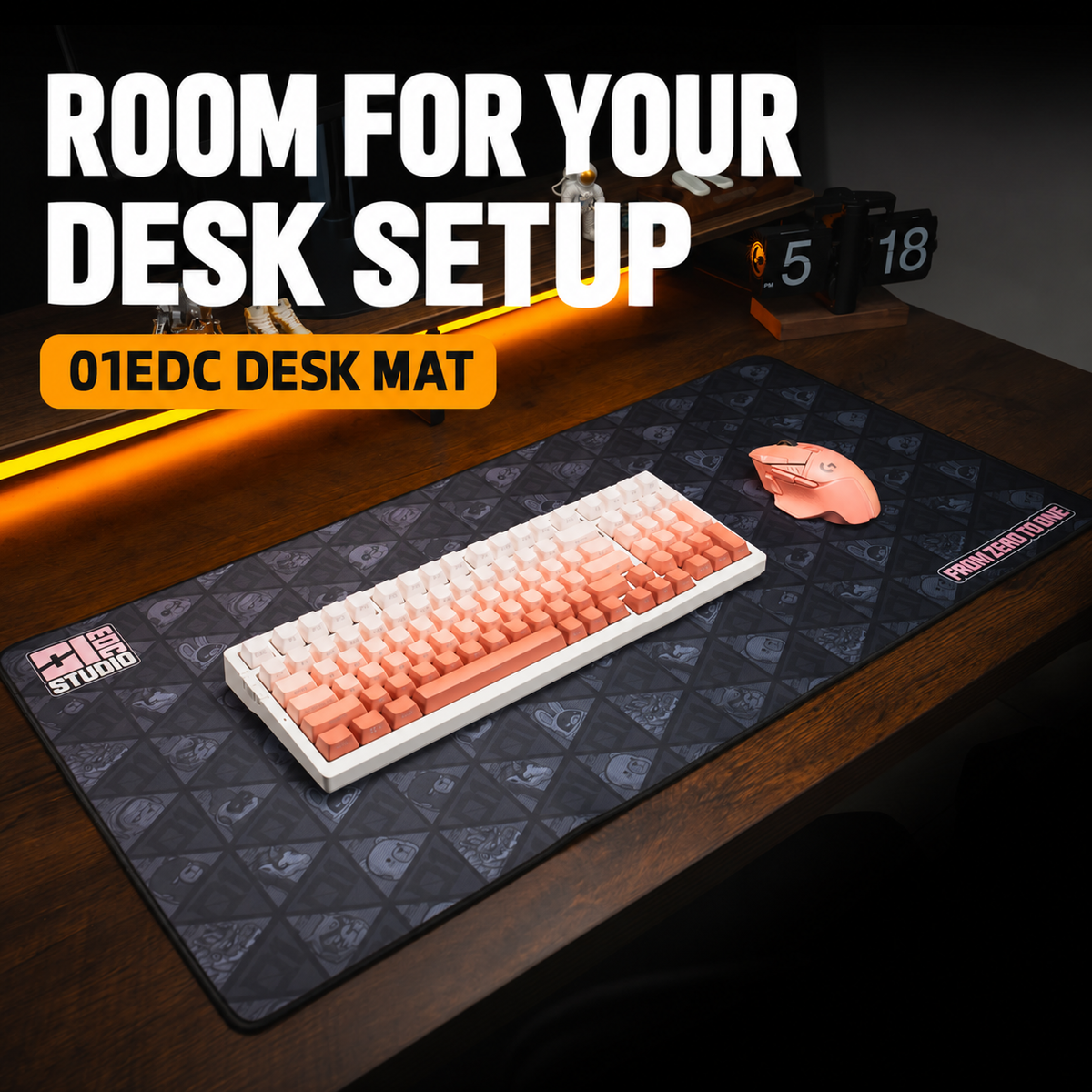 01EDC Large Mouse Mat with a Microfiber Surface and Textured Rubber Base — source model overview 1; one selected configuration