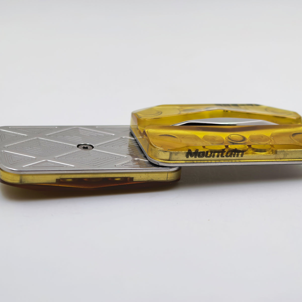 Stand-iN Empty Mountain PEI Magnetic Fidget Slider with a Stainless-Steel Baseplate — source model overview 3; one selected configuration