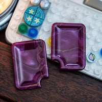 Purple — One Decorative Plate Pair