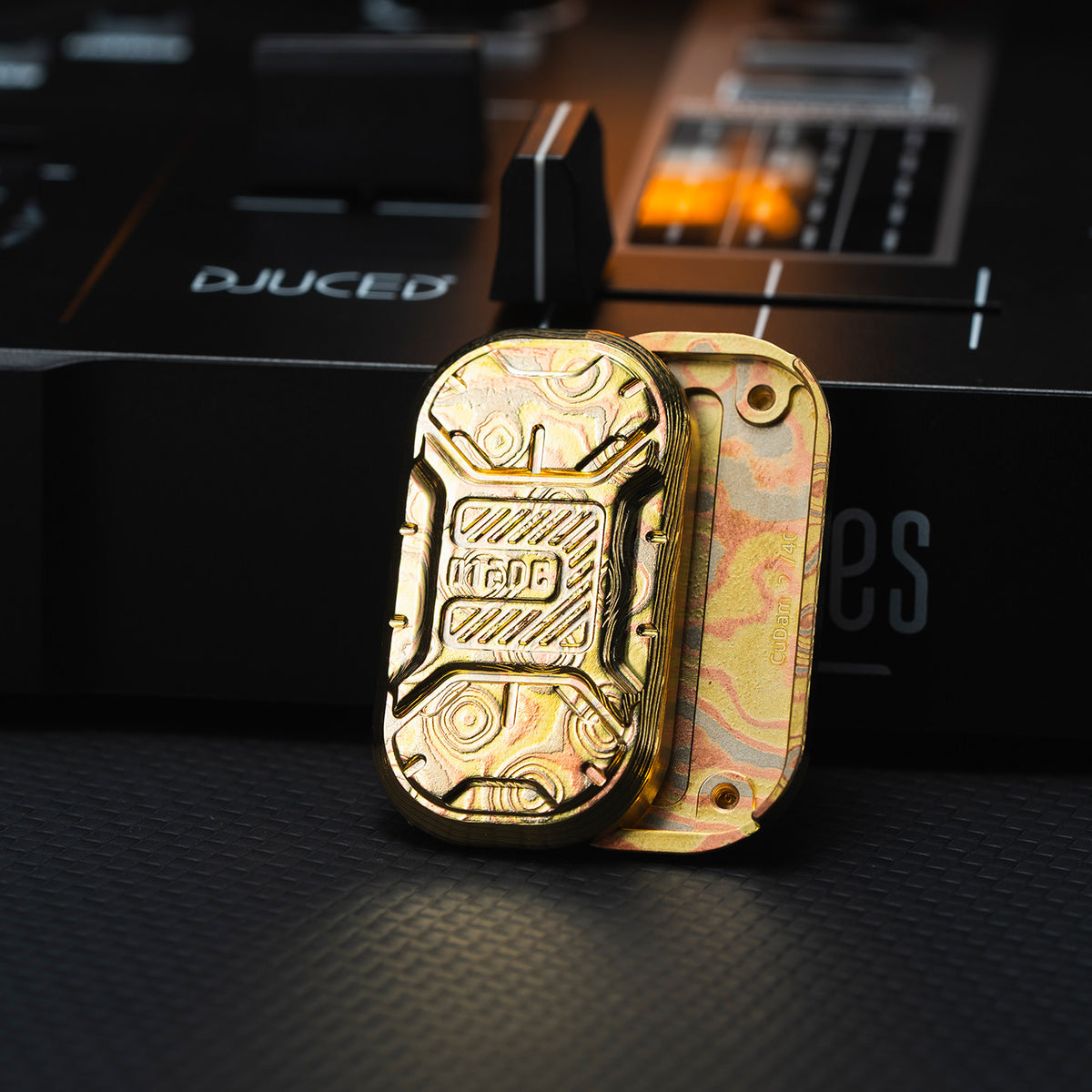 01EDC No.8 Armor-Profile Replacement Outer Shell Set — Sunflower — Copper Mokume