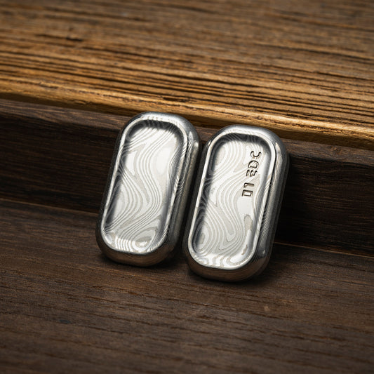 01EDC No.12 White Wave Twisted-Damascus Outer Shell Set — product overview