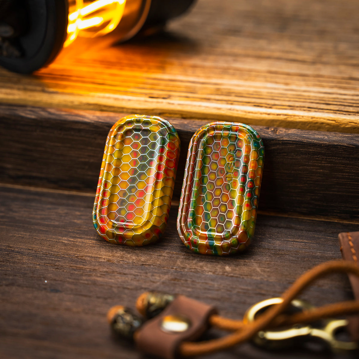01EDC No.7 Honeycomb Replacement Outer Shell Set — Four Colors — Amber