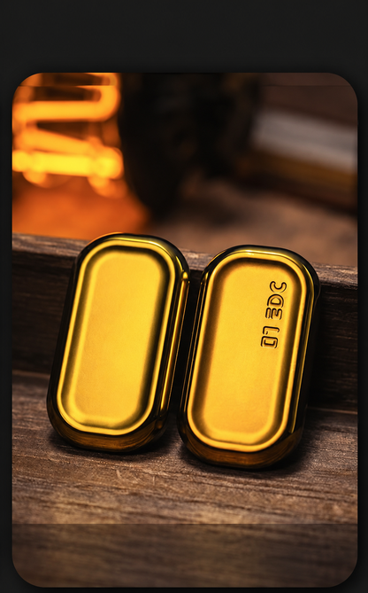 01EDC No.12 Recessed Zirconium Replacement Outer Shell Set — Gold Zirconium