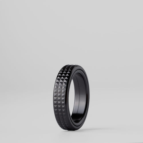 EDC Pendant Ring – YEDC Pig Ring Paris on Your Finger | Zirconium Spinner Ring Wearable EDC