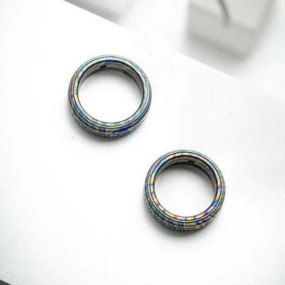 EDC Lanyard Bead – YEDC × LKS Zhuan Yun Pig Ring | Zircuti Titanium EDC Ring Pendant
