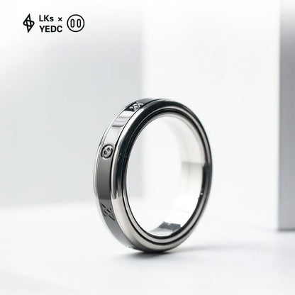 EDC Lanyard Bead – YEDC × LKS Zhuan Yun Pig Ring | Zircuti Titanium EDC Ring Pendant