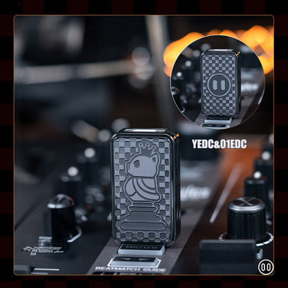 EDC Slider – YEDC x 01EDC Mechanical Pig | Zirconium Stainless Steel Luminous Coating