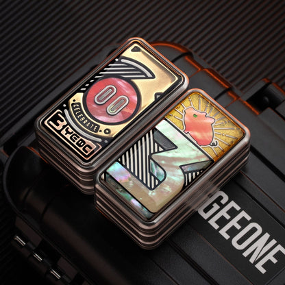 EDC Slider – YEDC Pig Nose 3 Stack Slider | Stainless Steel Gold 3rd Anniversary Edition